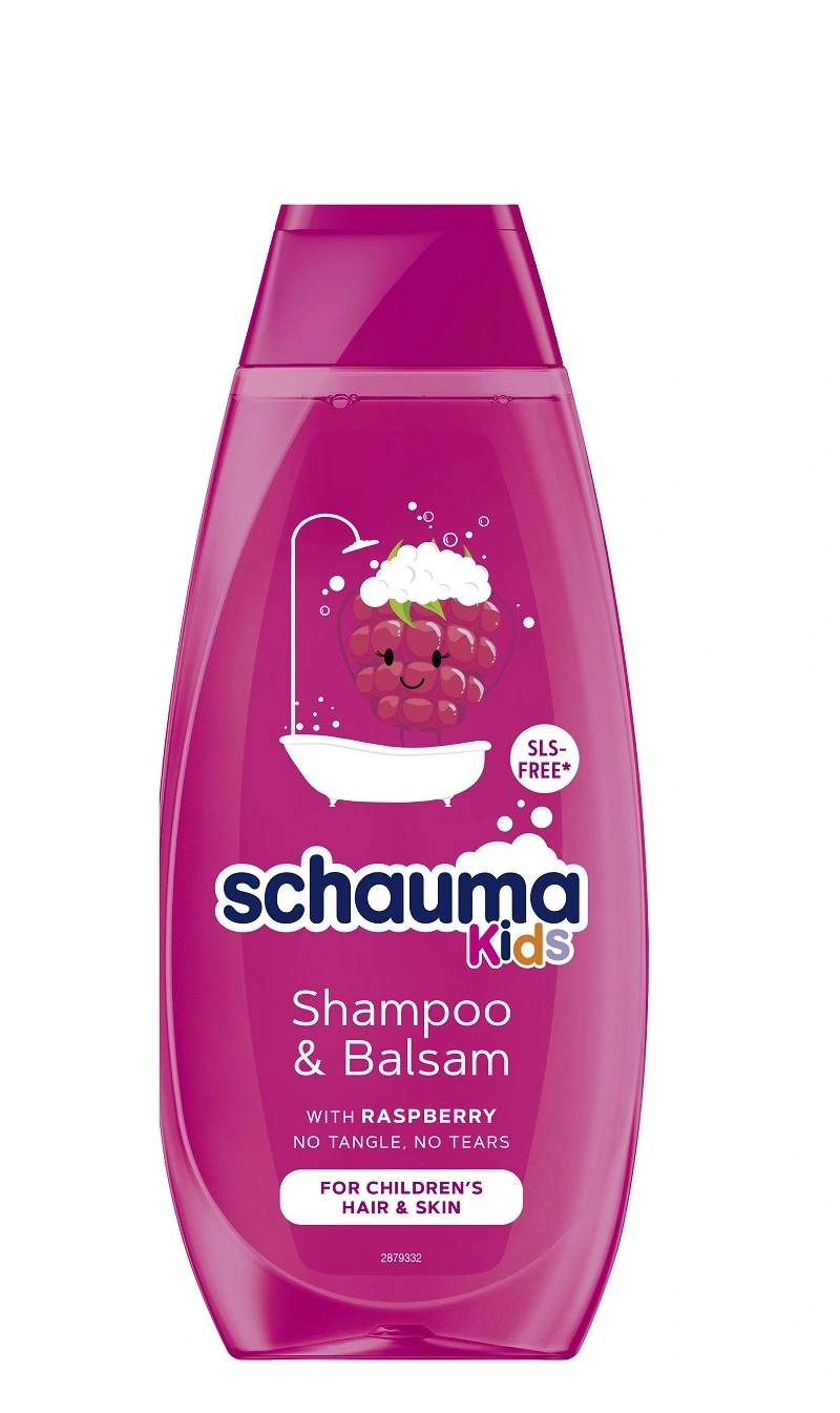 Шампунь та бальзам Малина Kids Schauma, 400мл