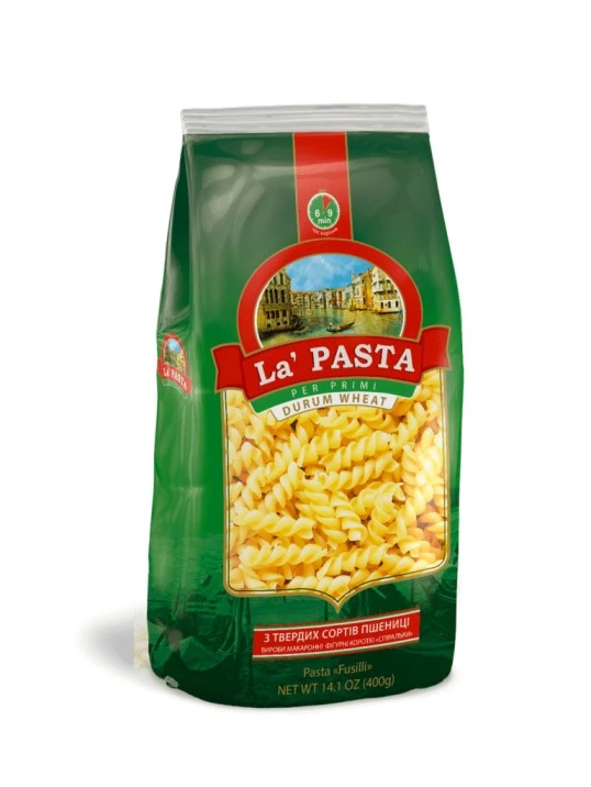 Макаронні вироби Спиральки La Pasta, 400 г