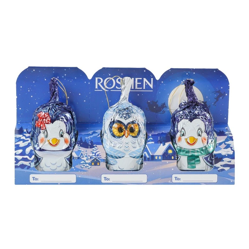 Фігурки шоколадні зимові друзі Roshen, 60 г