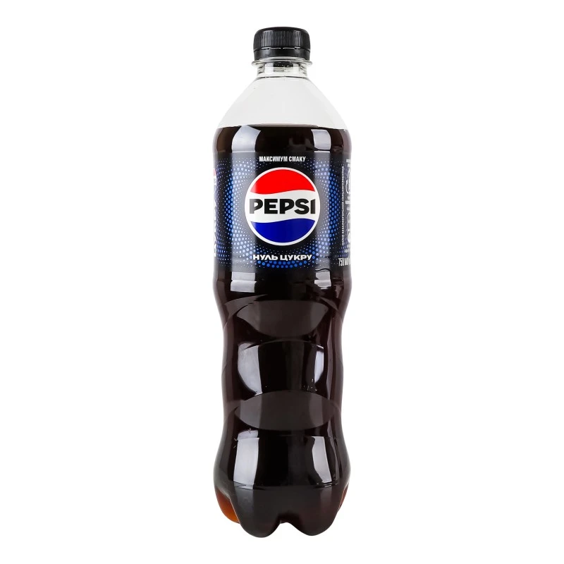 Напій газований Zero Sugar Pepsi, 0.75 л