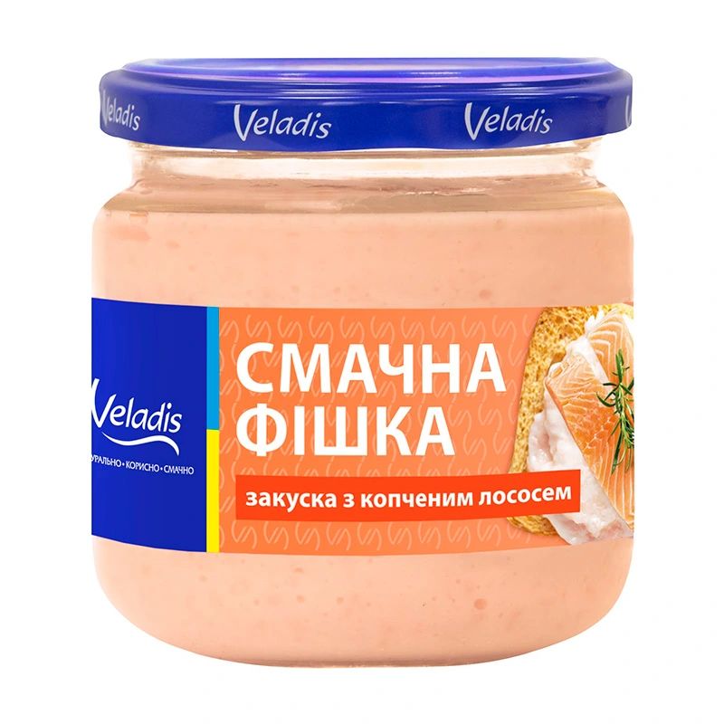 Закуска з копченим лососем Смачна фішка Veladis, 150 г