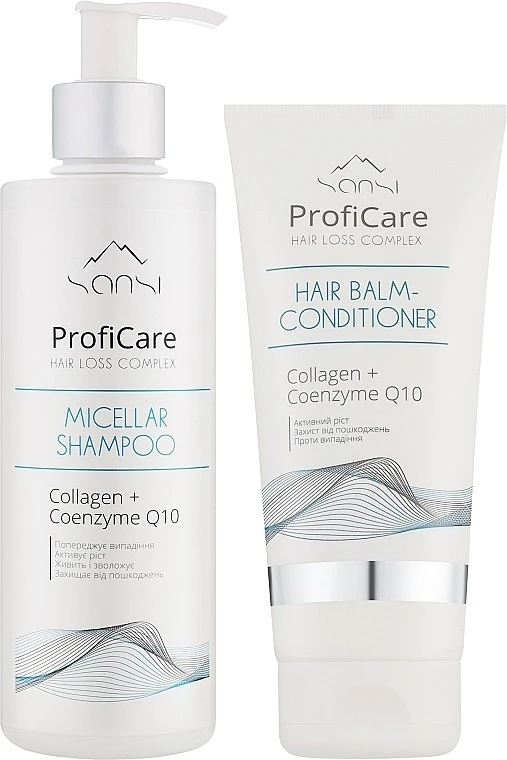 Набір ProfiCare Hair loss complex шампунь + бальзам (бут з дозатором + туба) Sansi, шт