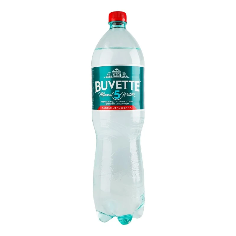 Вода сильногазована 5 Buvette, 1.5 л