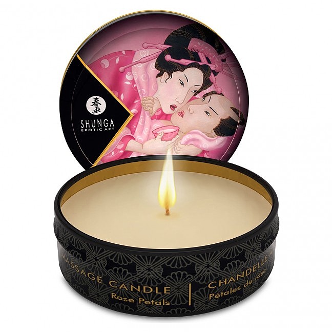 Масажна свічка Shunga Mini Massage Candle, 30 мл (Екзотичні фрукти)
