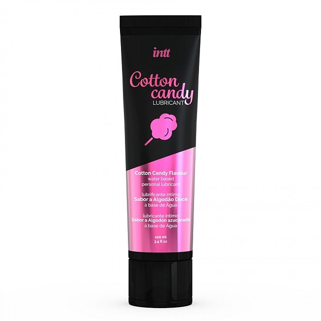 Лубрикант зі смаком солодкої вати Intt Cotton Candy, оральний, 100 мл