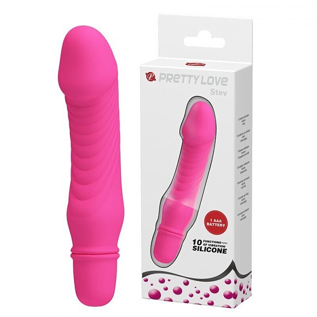 Вибромассажер серии Pretty Love  STEV  BI-014510-1 (Нежно розовый)
