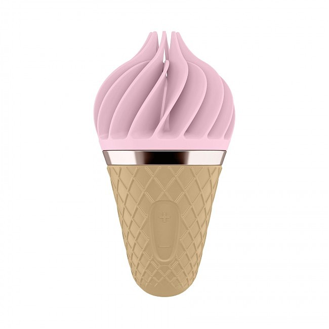 Морозиво-спіннатор Satisfyer Lay-On  Sweet Treat (Коричневий/рожевий)