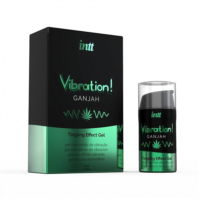 Рідкий вібратор Intt Vibration Ganjah, 15 мл