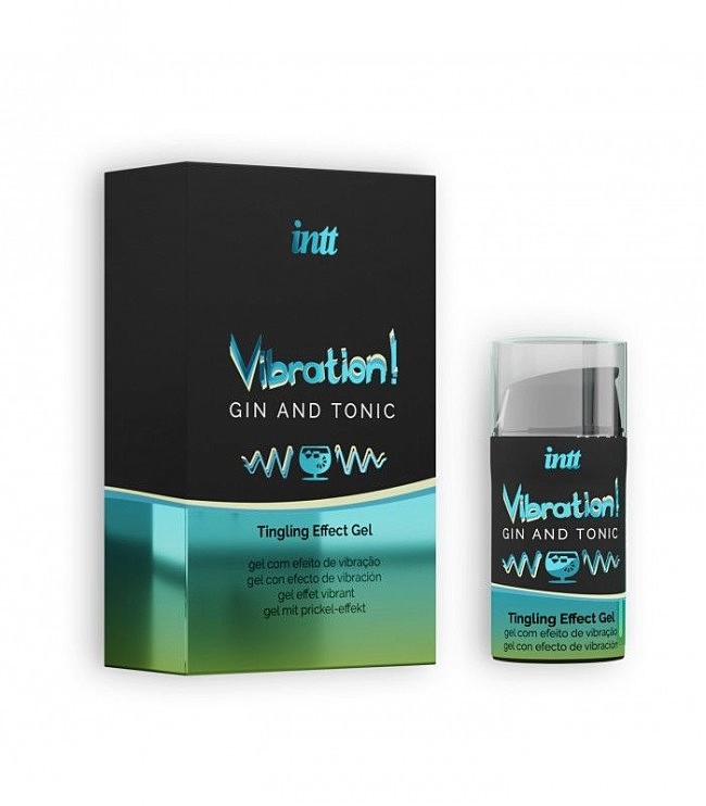 Рідкий вібратор Intt Vibration Gin Tonic, 15 мл