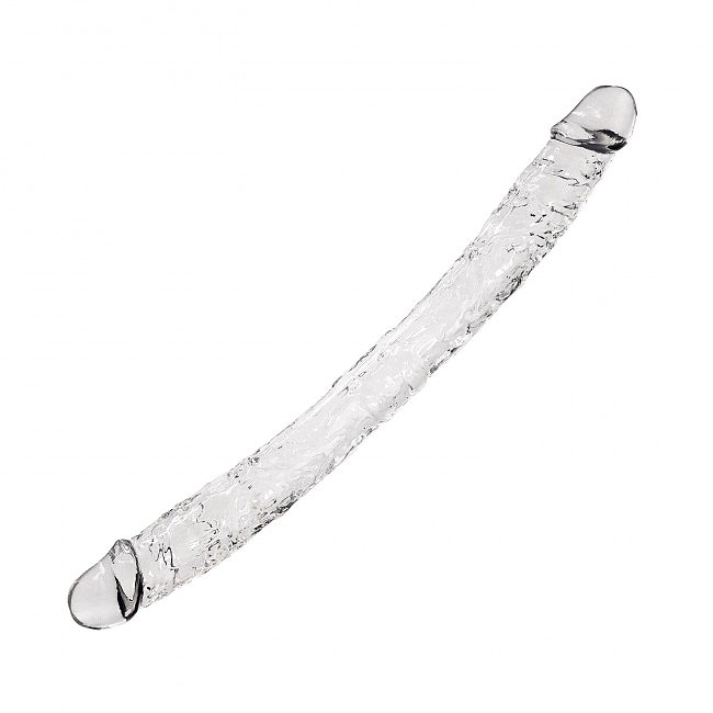 Прозорий двосторонній фаллоімітатор Alive Supreme Jelly Dildo