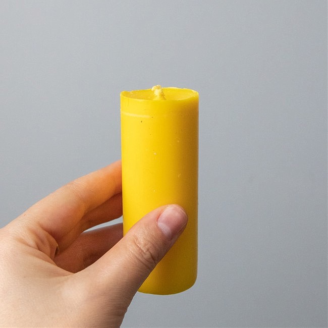 Свічка для БДСМ ігор Light, жовта