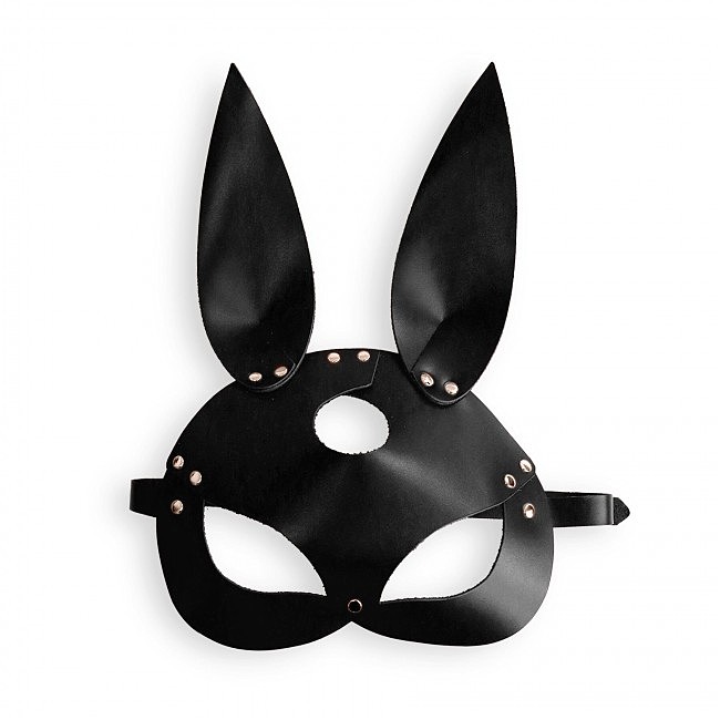 Шкіряна маска Зайця Art of Sex Bunny mask, чорна
