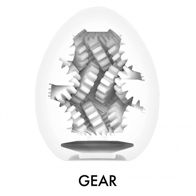Мастурбатор-яйце Tenga Egg Gear, 5,3 x 5,3 x 7 см