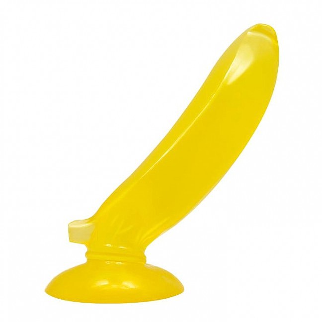 Дилдо на присосці у формі банана BAILE  Passionate FRUIT, Suction base
