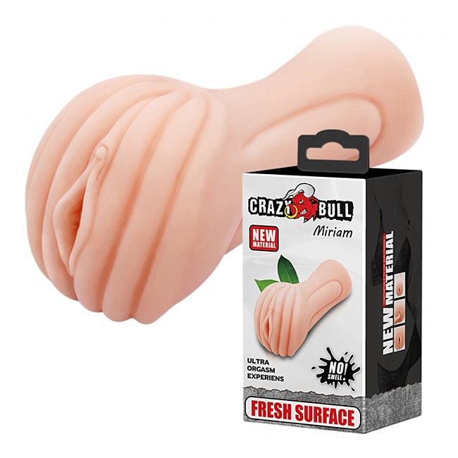 Вагіна-мастурбатор тілесний Baile Crazy Bull Miriam Masturbator Flesh, 15,6 х 7 см