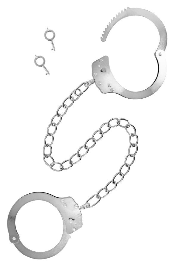 Поножі Fetish Tentation Регульовані металеві наручники для щиколоток, метал