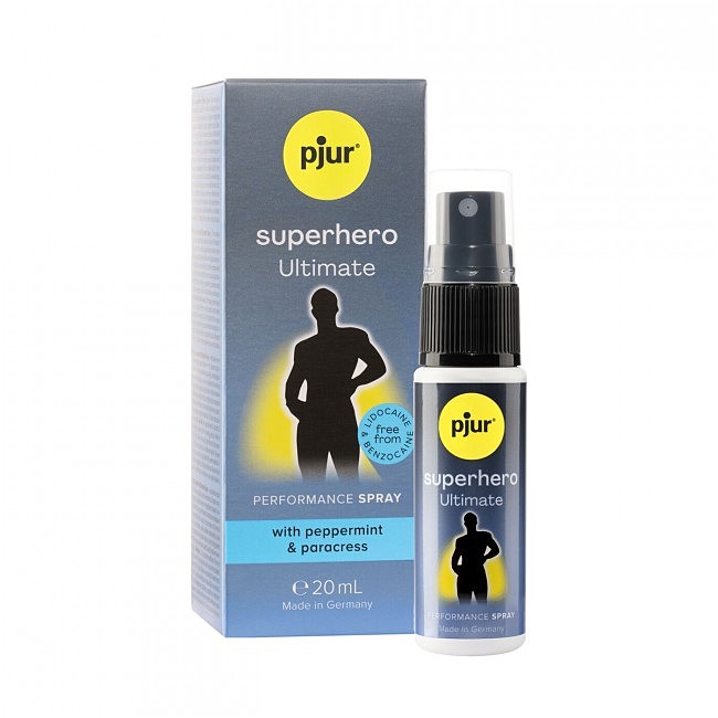 Пролонгуючий спрей pjur Superhero Ultimate Spray найпотужніший, 20 мл