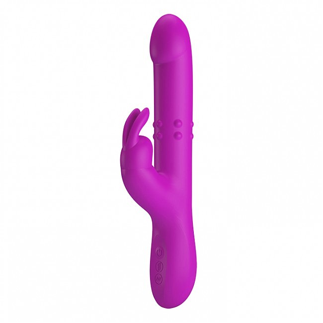 Многофункциональный вибратор ротатор Pretty Love Reese Vibrator Purple