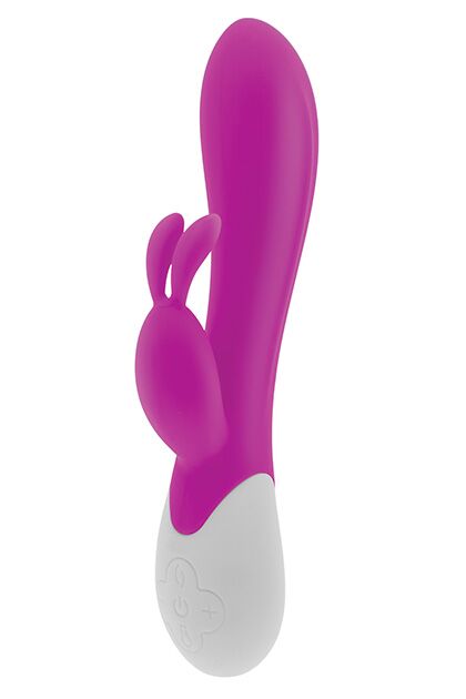 Вібратор-кролик S Pleasures Premium Corabi Rabbit PINK, вушка для клітора нагрів