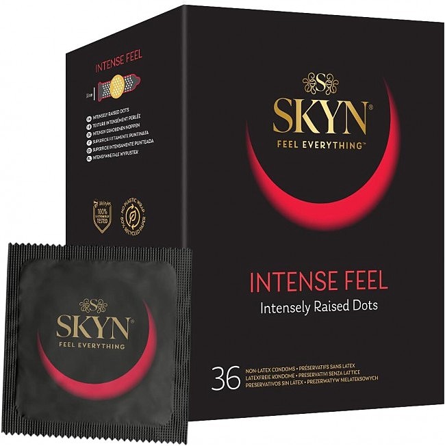 Презервативи SKYN Intense Feel з точковим рельєфом (упаковка) (10 шт)