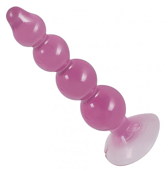 Анальна пробка у вигляді бус Anal Beads You2Toys, рожева, 13 х 2,9 см