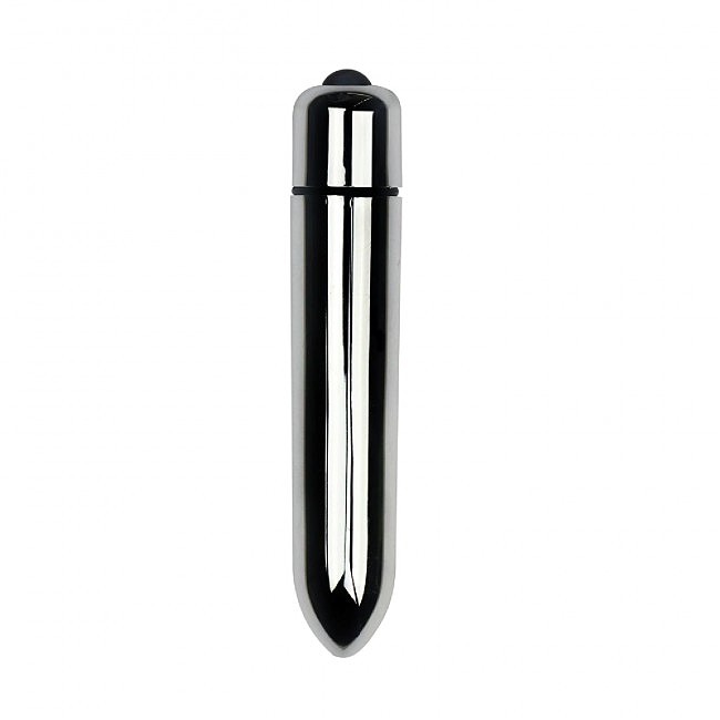 Вібропуля LoveToy X-Basic Bullet Long Silver, 10 режимів вібрації, 9 х 1,7 см