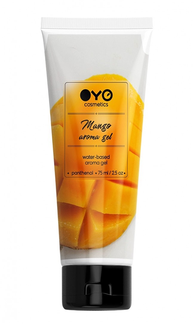 Універсальний ароматизований зволожуючий гель-лубрикант OYO aroma gel, 75 мл (полуниця)