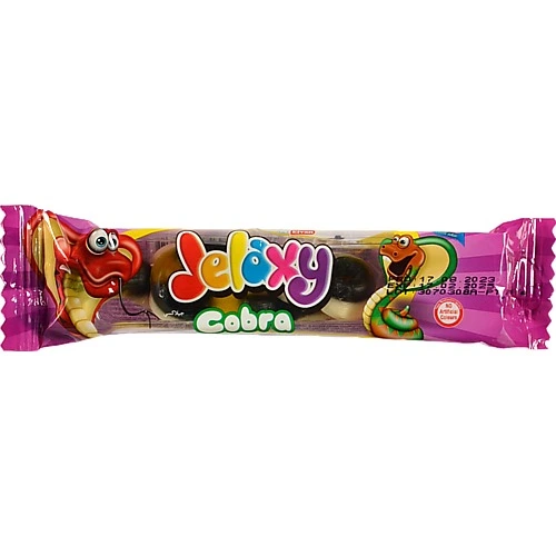 Цукерки жувальни Elvan 20г jelax кобра