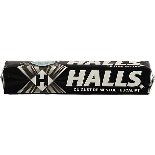 Цукерки Halls 25.2г льодянікі екстра стронг