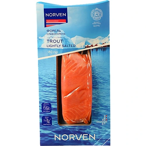Філе форелі Norven 180г с.с в.у
