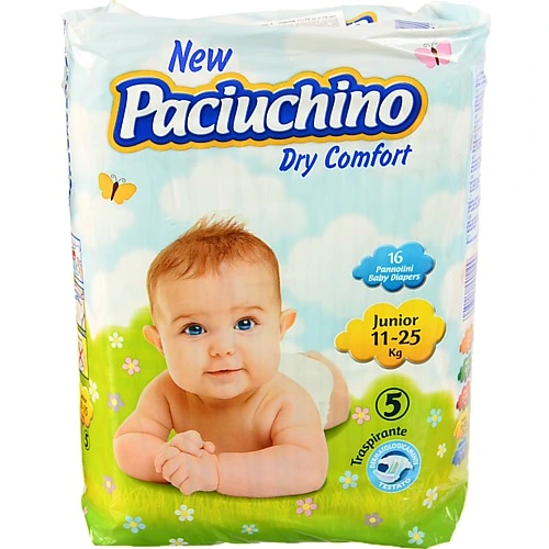 Підгузники Paciuchino Розмір5 JUNIOR 11-25кг 16шт