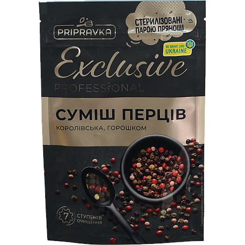 Приправа Приправка 30г exclusive суміш перців королівська