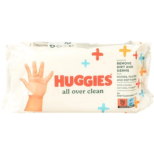 Серветки вологі Huggies на кожен день 56x12