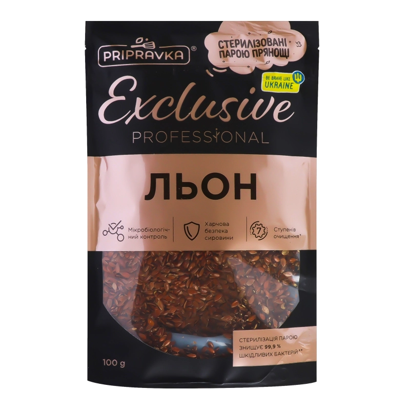 Насiння льону Приправка 100г professional