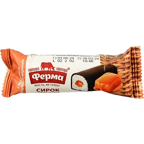 Сирок Ферма 36г 23 глазурований згущене молоко