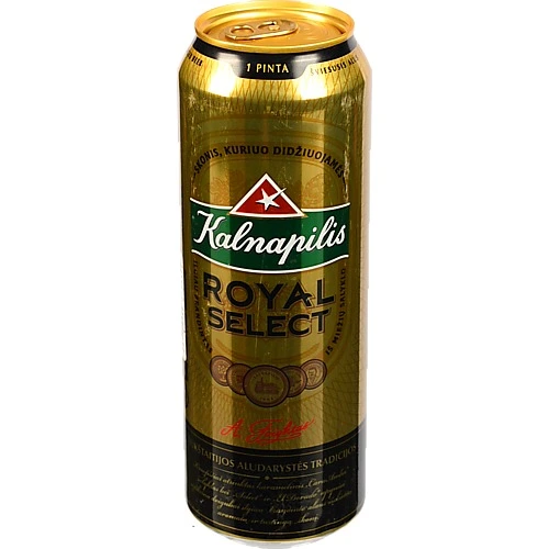 Пиво Kalnapilis Royal Select 0.568 л  з б