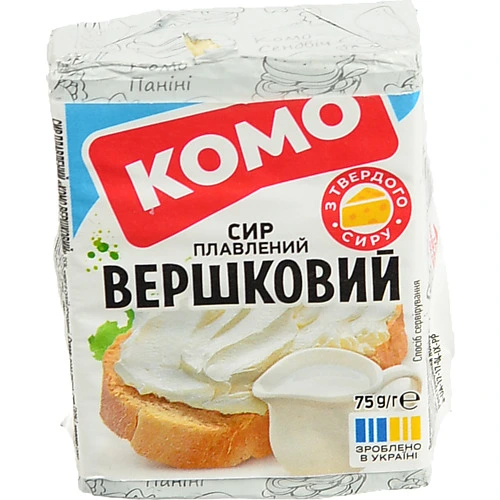 Сир пл. Комо 75г 35% вершковий брикет