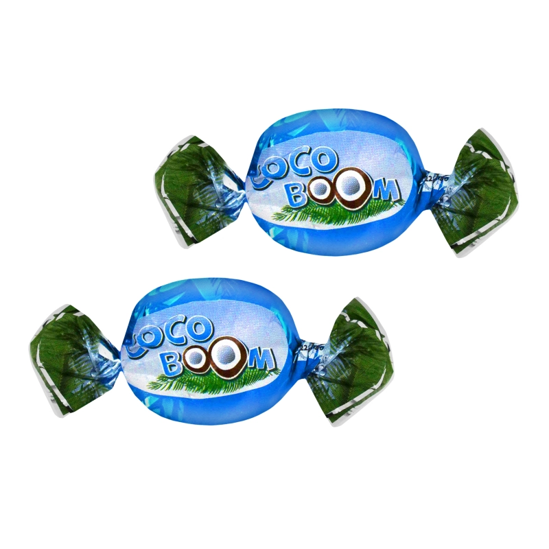 Цукерки глазуровані кокосові Cocoboom кг