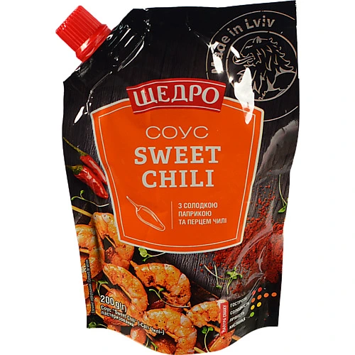 Соус Щедро 200г sweet chili д.п