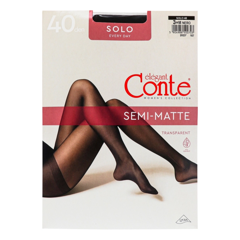 Колготки жіночі Conte elegant Solo 40den 3 nero