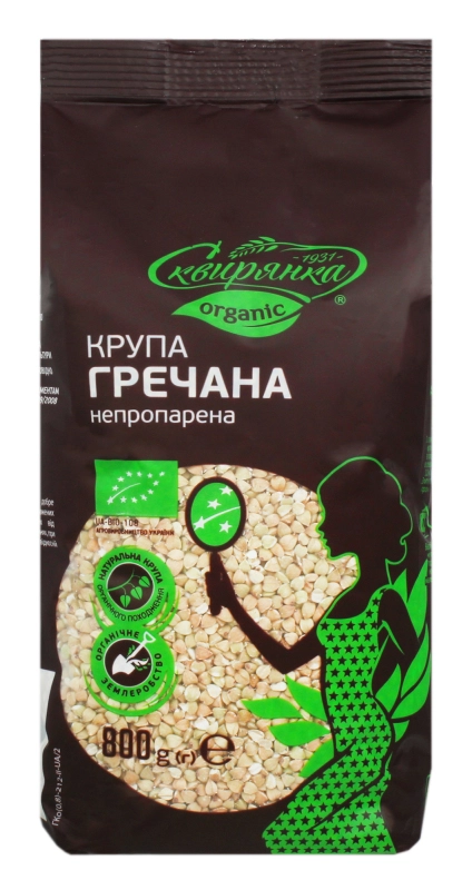 Крупа Сквірянка 800г гречана органічна 1гат.