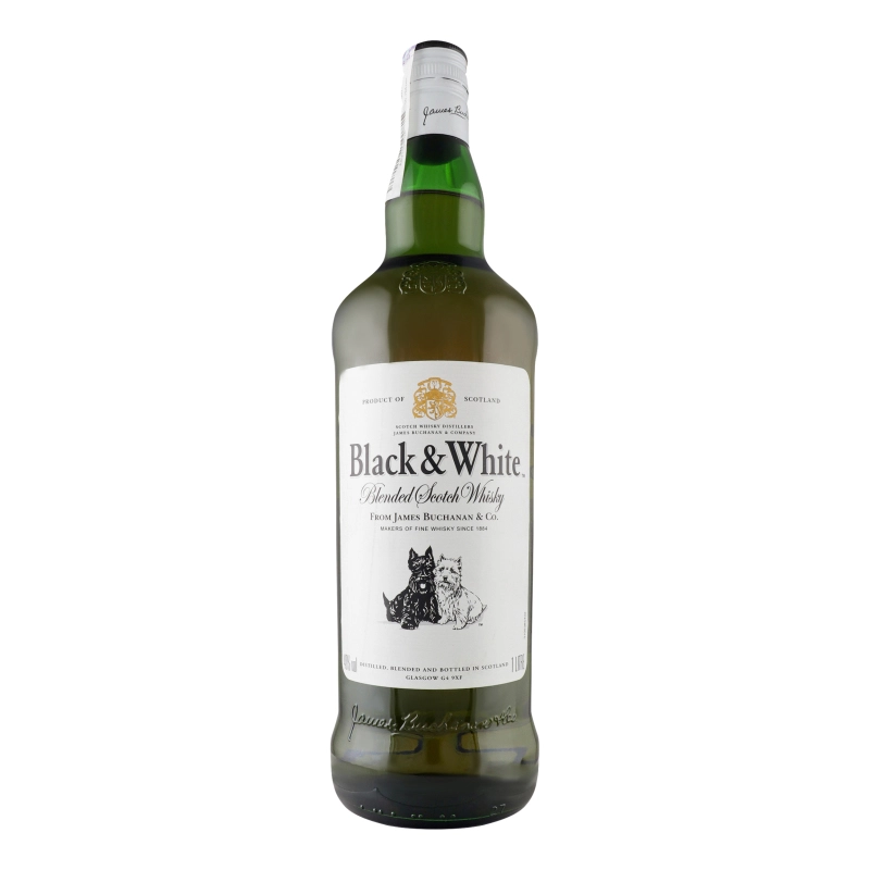 Віскі Black & White 1л 40%