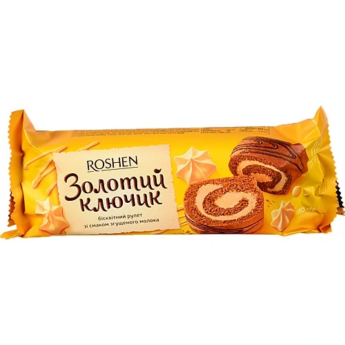 Рулет Roshen 180г золотий ключик