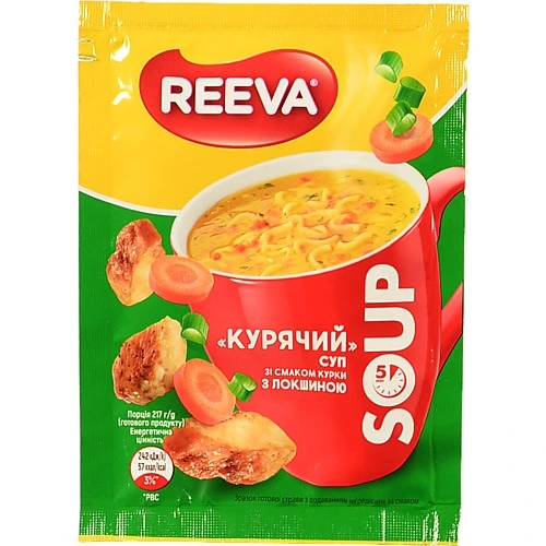 Суп Reeva 17г курка з локшиною