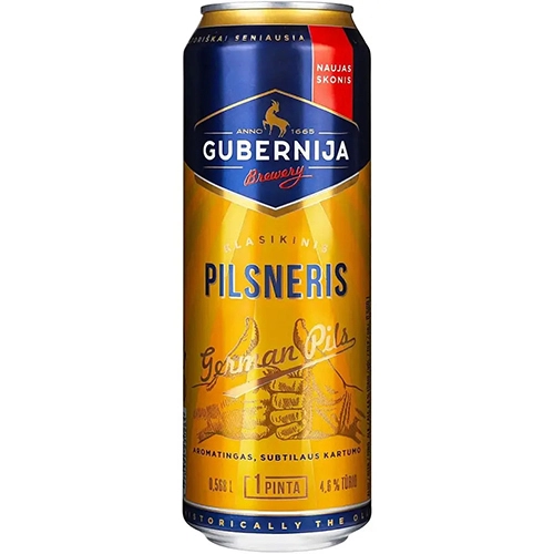 Пиво Gubernija 0.568л german pils pilsner з.б