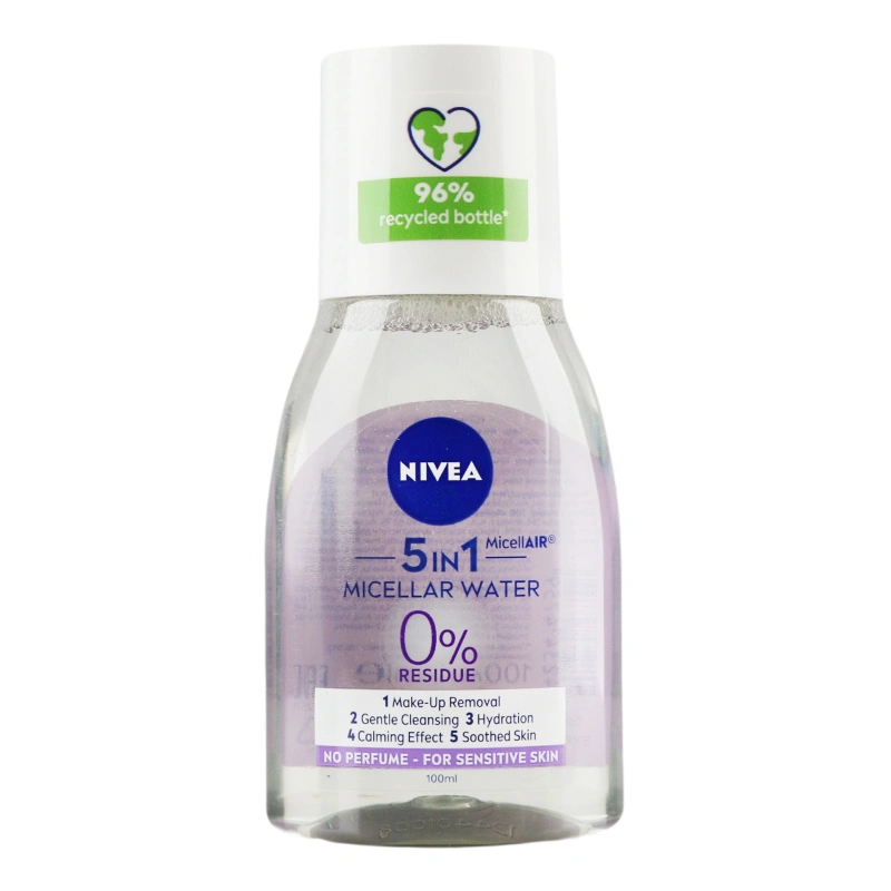 Міцелярна вода MicellAIR Дихання шкіри для чутливої шкіри NIVEA. 100 мл