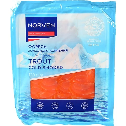 Форель Norven 120г х.к нарізка в.у