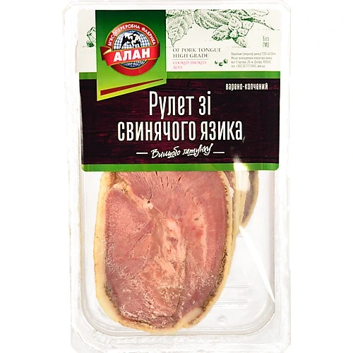 Рулет Алан з свин.язика нарізка в.к