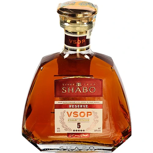 Коньяк України Шабо 0.5л резерв VSOP
