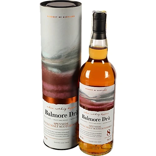 Віскі Balmore Dru 0.7л speyside 8 років 40%